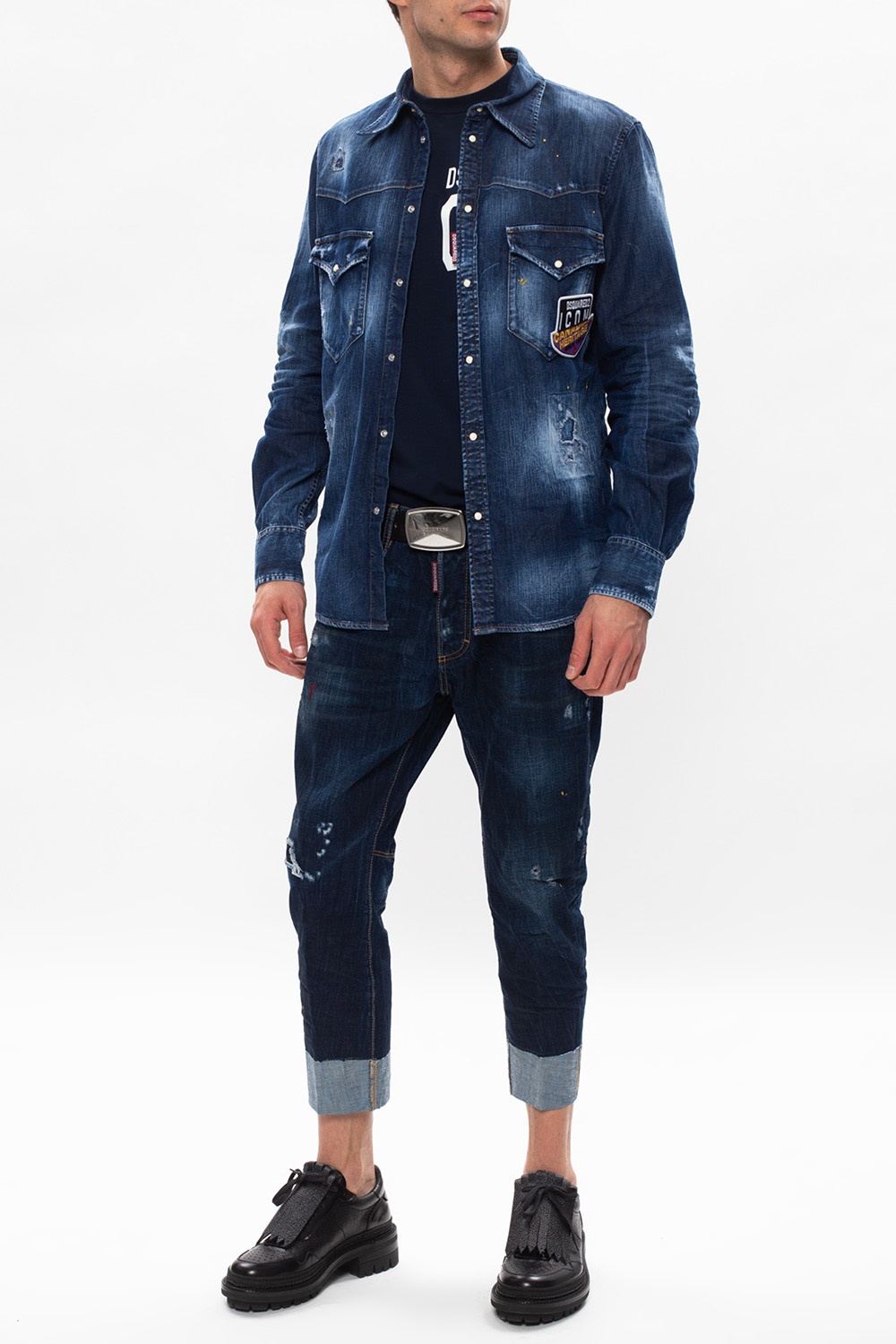 Dsquared 2024 jeans shirt